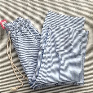 Edikted Blue and White Striped Garment